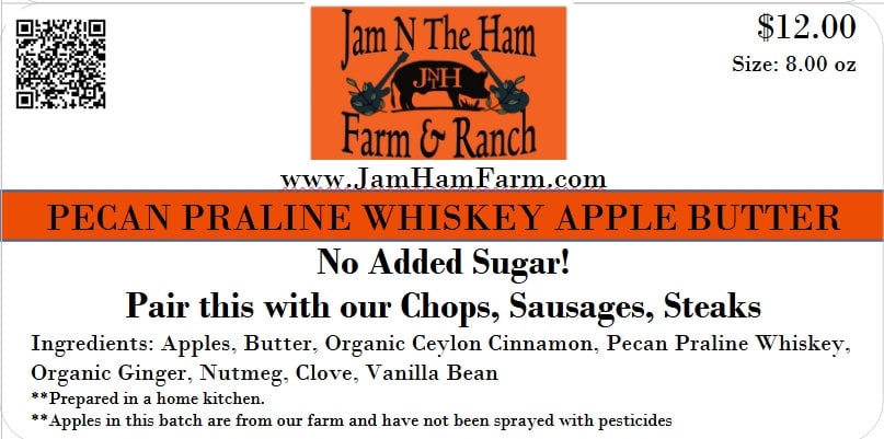 Pecan Praline Whiskey Apple Butter
